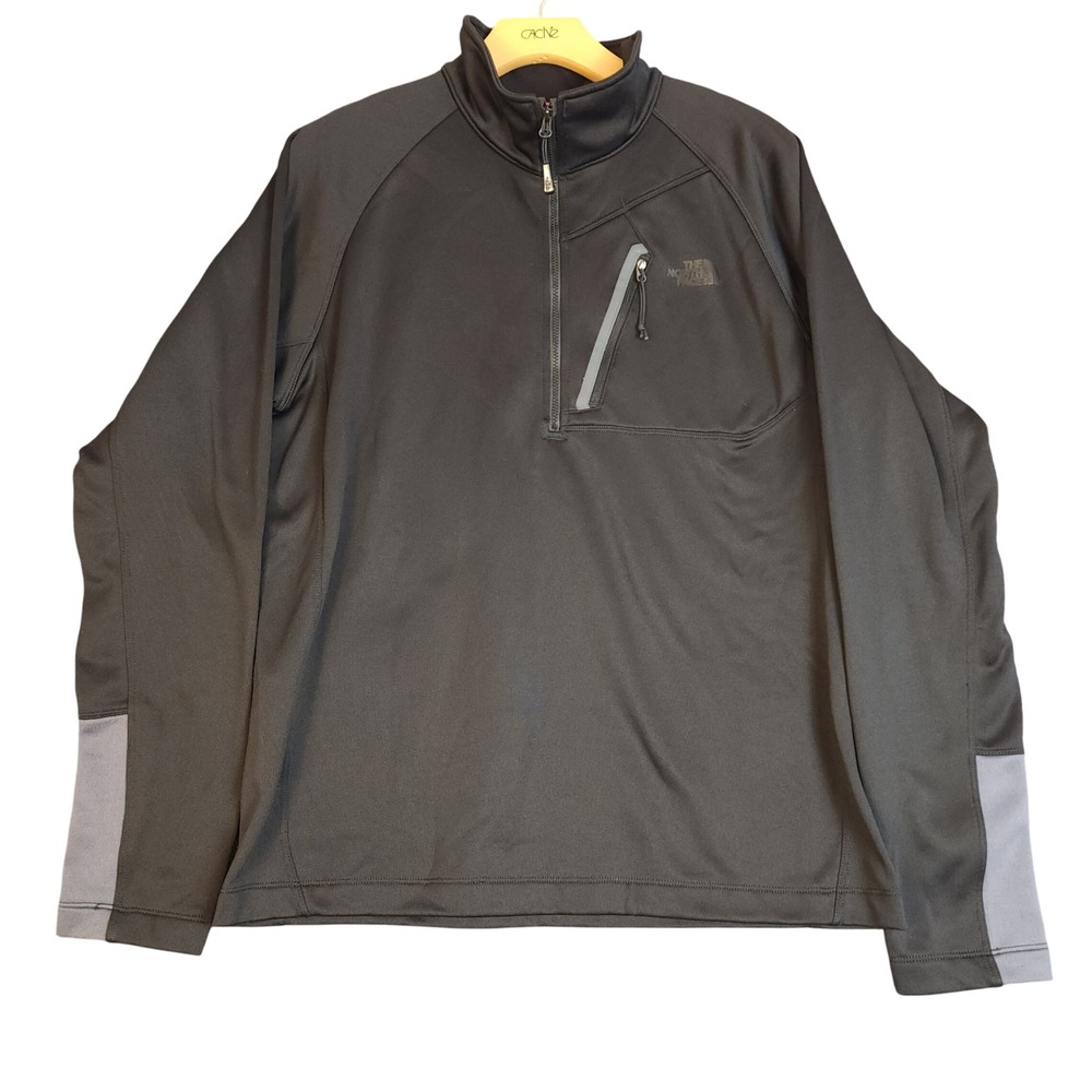 The North Face‎ Mens M/M Black Half Zip Pullover Jacket